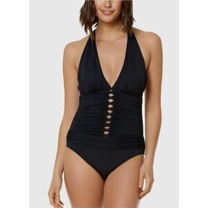 Bleu Rod NWT size 4 black swimsuit one piece